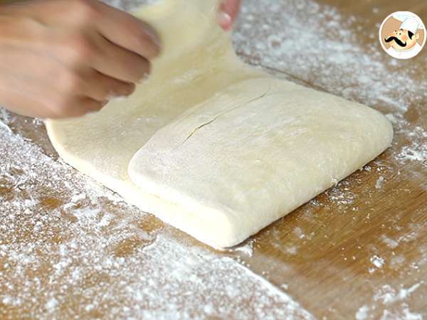Puff pastry dijelaskan langkah demi langkah - Persiapan langkah 10