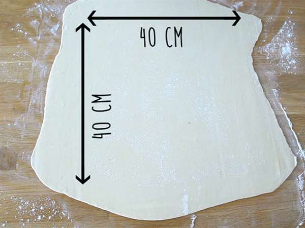 Vanilla mille feuille - Persiapan langkah 1