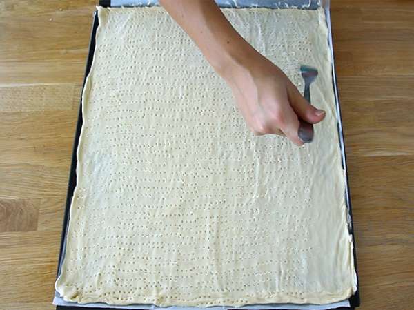 Vanilla mille feuille - Persiapan langkah 2