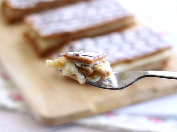 Vanilla mille feuille - Persiapan langkah 15