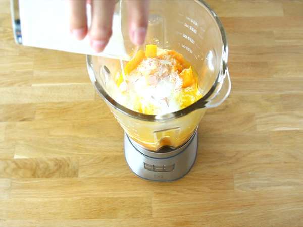 Krim sup labu butternut - Persiapan langkah 5