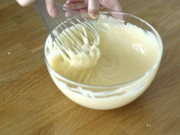 Kue dengan sisa keju raclette - Persiapan langkah 3