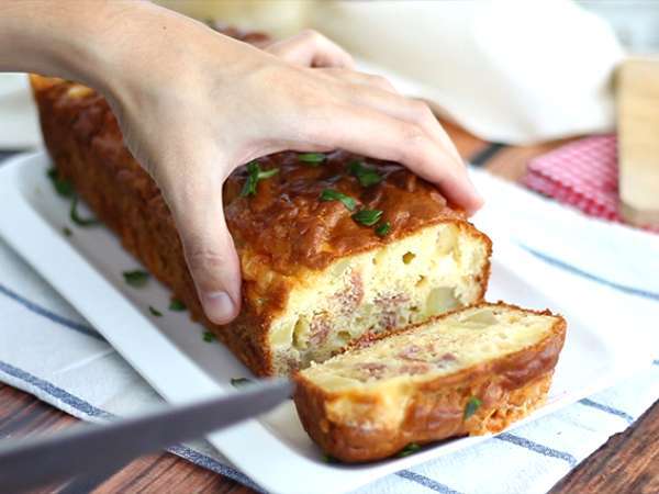 Kue dengan sisa keju raclette - Persiapan langkah 6