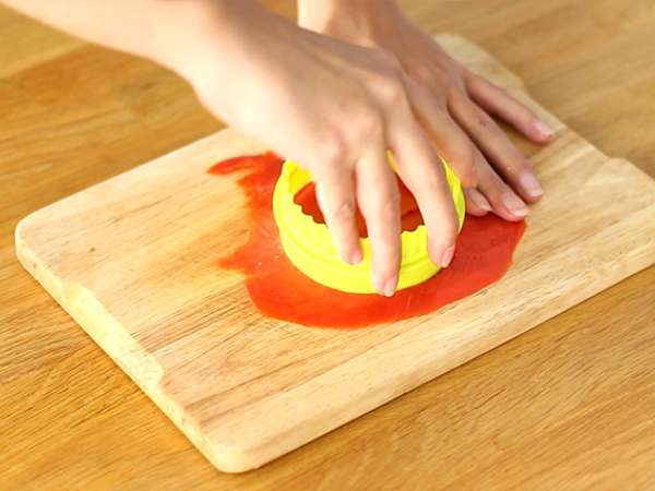 Salmon mille feuille dengan apel hijau - Persiapan langkah 3