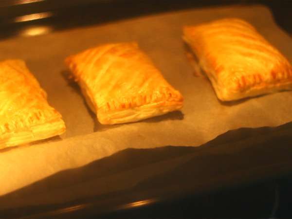 Daging ham dan keju Friands - Persiapan langkah 5