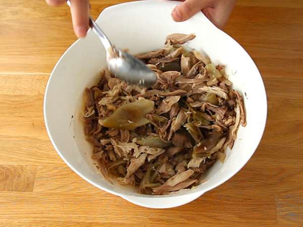 Pai unggas Guinea dengan foie gras - Persiapan langkah 3