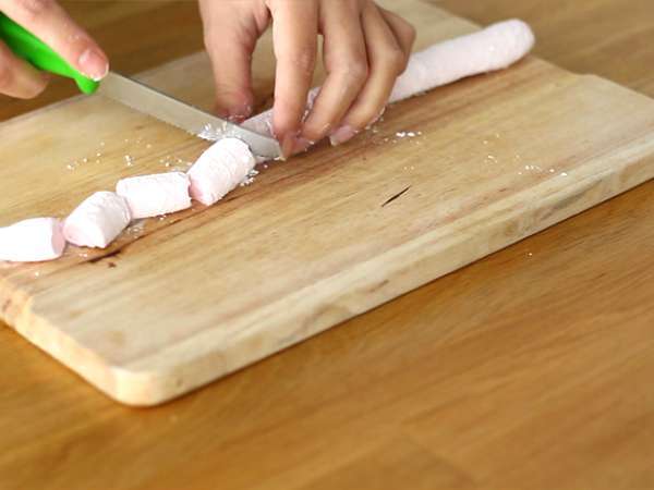 Marshmallow, marshmallow buatan sendiri - Persiapan langkah 6