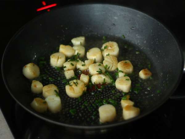 Risotto kerang dengan kunyit - Persiapan langkah 5