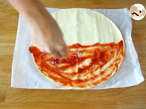 Lengkungan wijen bersisik - Persiapan langkah 1