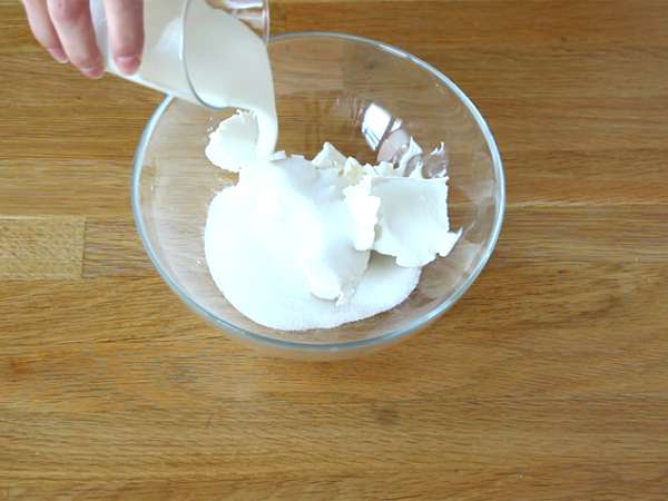 Log tiramisu (petunjuk langkah demi langkah) - Persiapan langkah 2