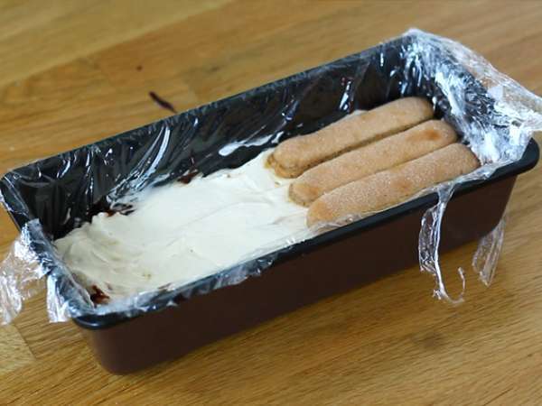 Log tiramisu (petunjuk langkah demi langkah) - Persiapan langkah 6