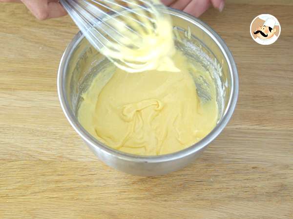 Tart sinar matahari vanila dan cokelat - Persiapan langkah 1