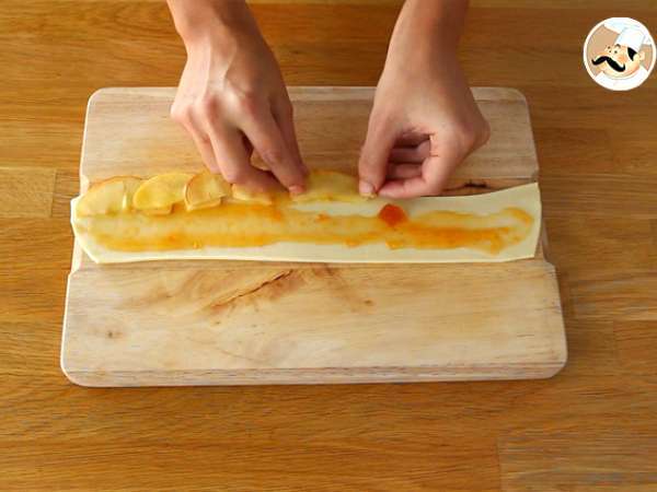 Tartlet bunga apel - Persiapan langkah 3