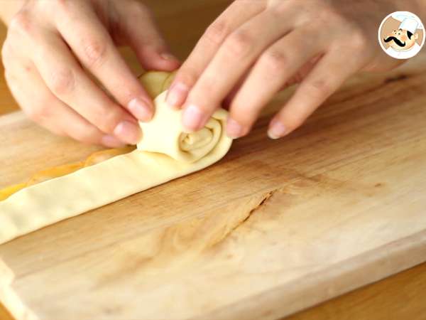 Tartlet bunga apel - Persiapan langkah 4