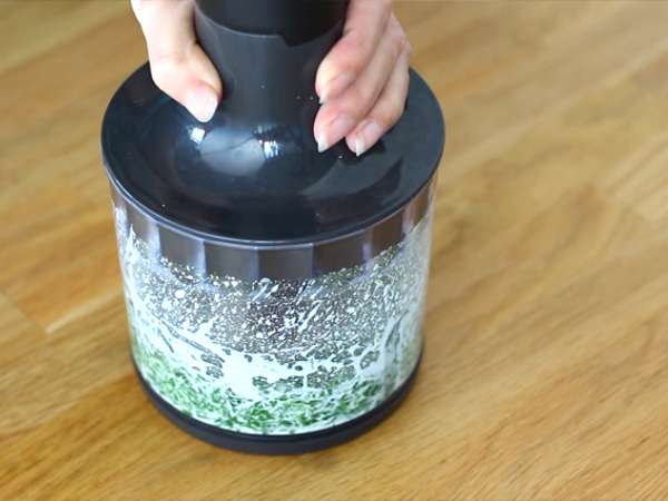 Verrines dengan bit dan mousse roket - Persiapan langkah 2