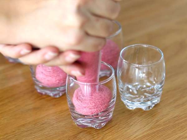 Verrines dengan bit dan mousse roket - Persiapan langkah 4