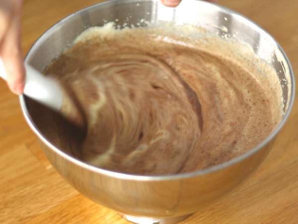 Marquise cokelat yang mudah - Persiapan langkah 3