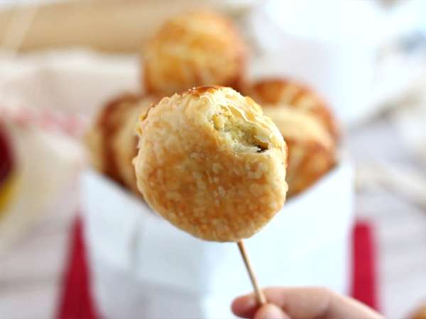 Kue raja mini dengan kepingan cokelat - Persiapan langkah 8