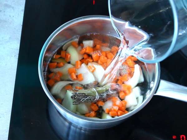 Lentil asin - Persiapan langkah 2