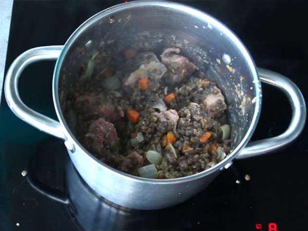 Lentil asin - Persiapan langkah 5