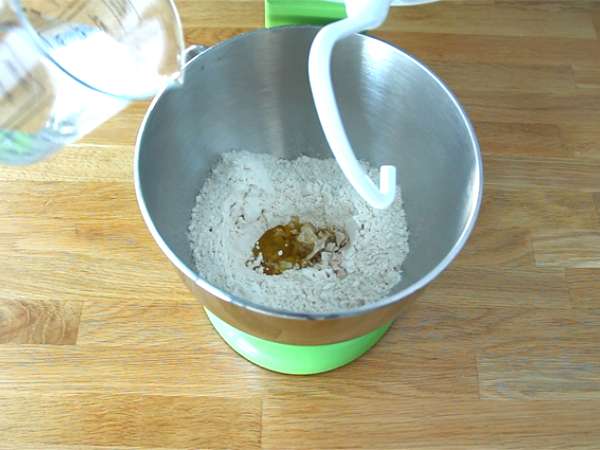 Banh Bao, roti kukus kecil - Persiapan langkah 1