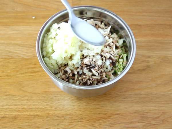 Banh Bao, roti kukus kecil - Persiapan langkah 3