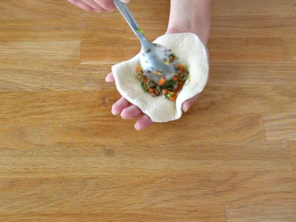 Banh Bao, roti kukus kecil - Persiapan langkah 9