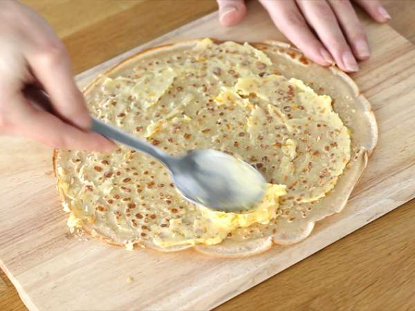 Crêpes Suzette, resep tradisional - Persiapan langkah 7