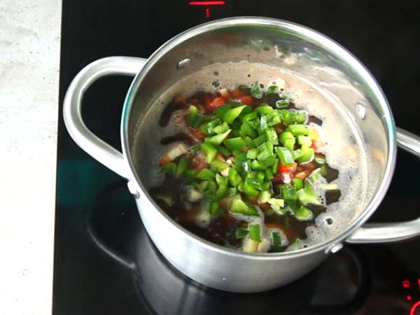 Lentil ala Spanyol - Persiapan langkah 2