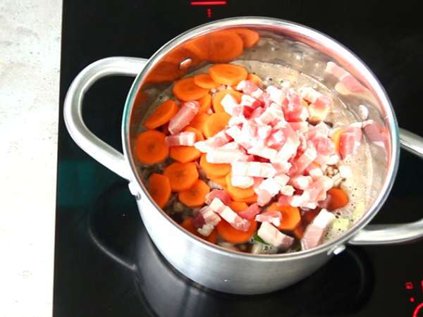 Lentil ala Spanyol - Persiapan langkah 3