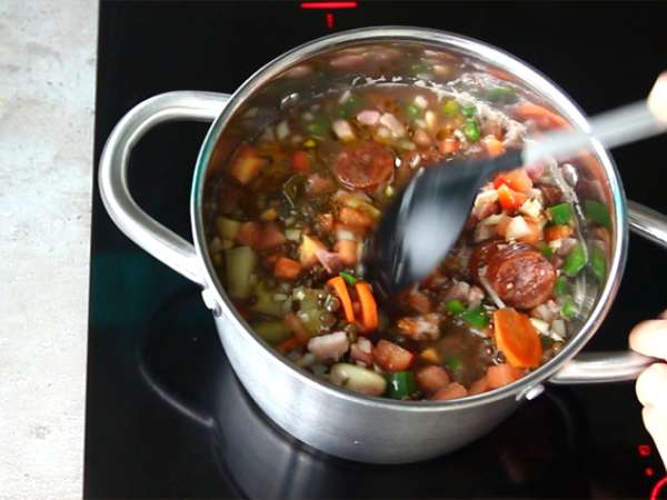 Lentil ala Spanyol - Persiapan langkah 5
