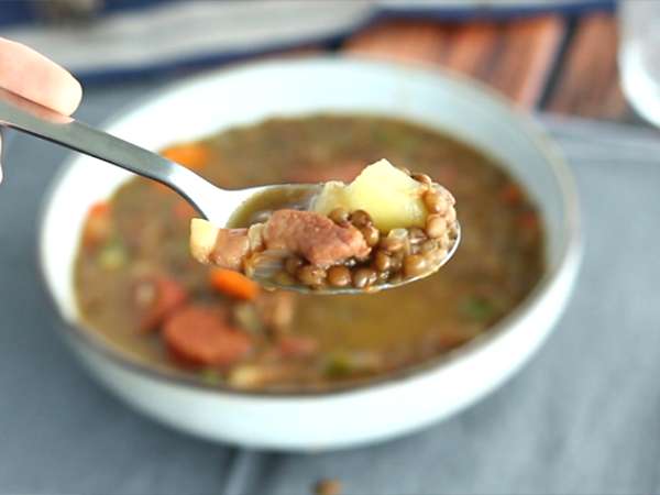 Lentil ala Spanyol - Persiapan langkah 6