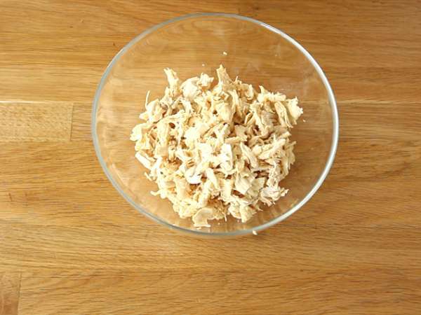 Coxinhas (kroket ayam Brasil) - Persiapan langkah 4