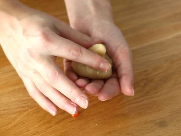 Coxinhas (kroket ayam Brasil) - Persiapan langkah 8