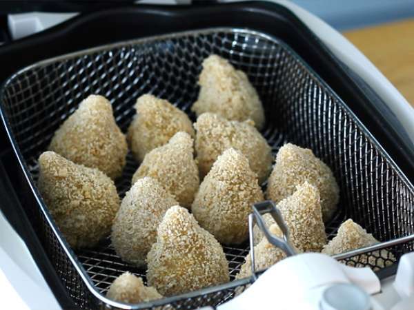 Coxinhas (kroket ayam Brasil) - Persiapan langkah 9