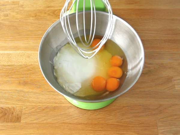 Kue donat - Persiapan langkah 1