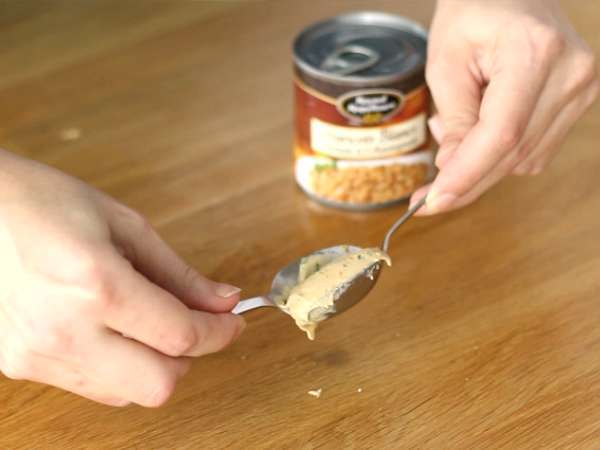 Kroket kacang putih - Persiapan langkah 2