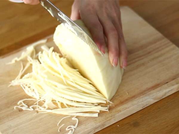 Salad kubis renyah ala Jepang - Persiapan langkah 1