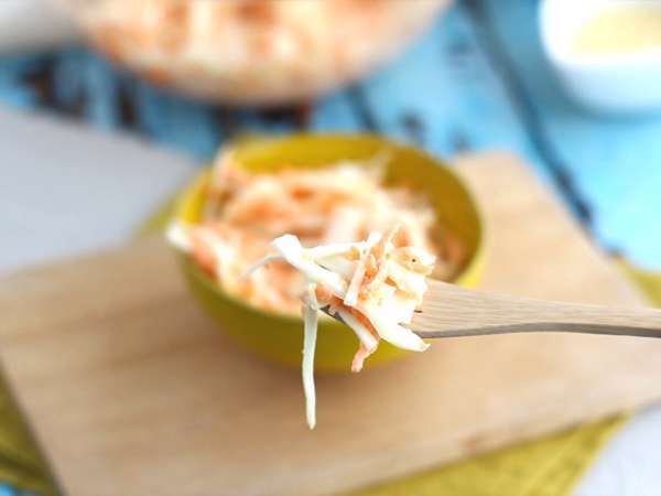 Selada kol ala Amerika (salad kubis dan wortel) - Persiapan langkah 5