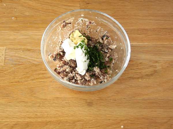Rillettes sarden yang cepat dan mudah - Persiapan langkah 3