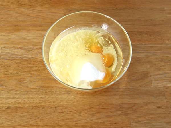 Kue zebra, marmer eksotis (marmer Italia) - Persiapan langkah 1