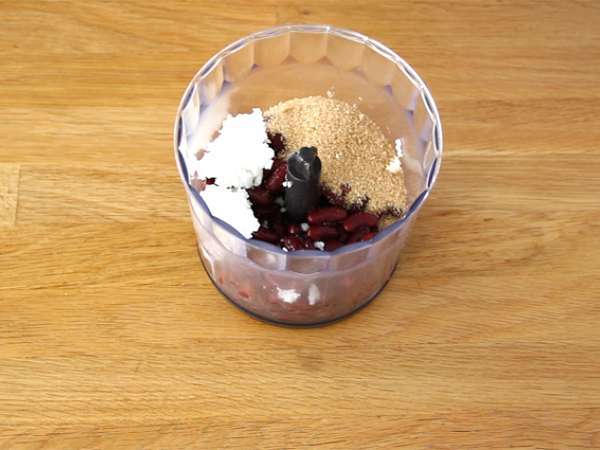 Fondant cokelat dan kacang merah - Bebas gluten / bebas laktosa - Persiapan langkah 1