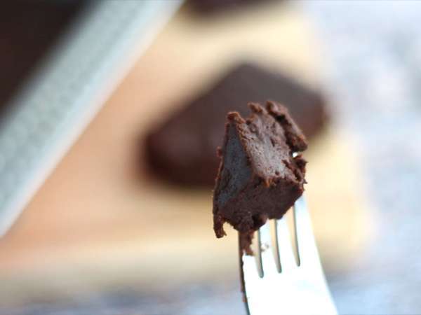 Fondant cokelat dan kacang merah - Bebas gluten / bebas laktosa - Persiapan langkah 5