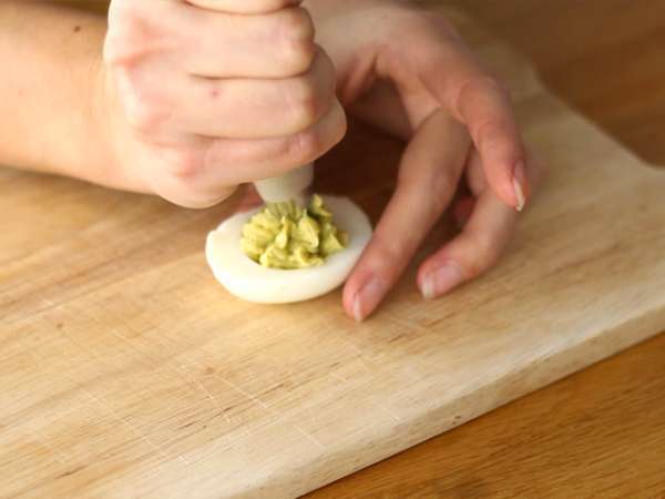 Telur Mimosa, tersedia dalam 4 versi - Persiapan langkah 6