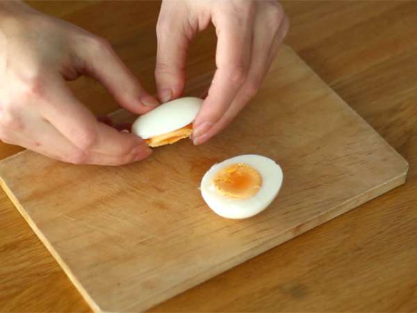 Telur Mimosa (cepat dan mudah) - Persiapan langkah 1