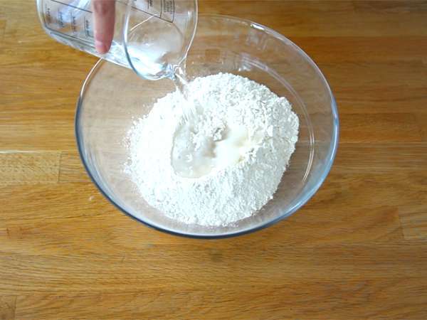 Stik roti ekspres tanpa adonan - Persiapan langkah 1