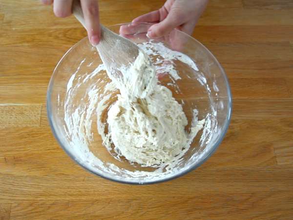 Stik roti ekspres tanpa adonan - Persiapan langkah 2