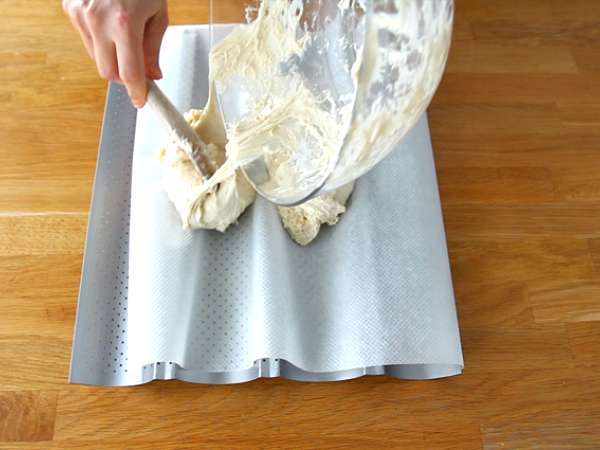 Stik roti ekspres tanpa adonan - Persiapan langkah 3