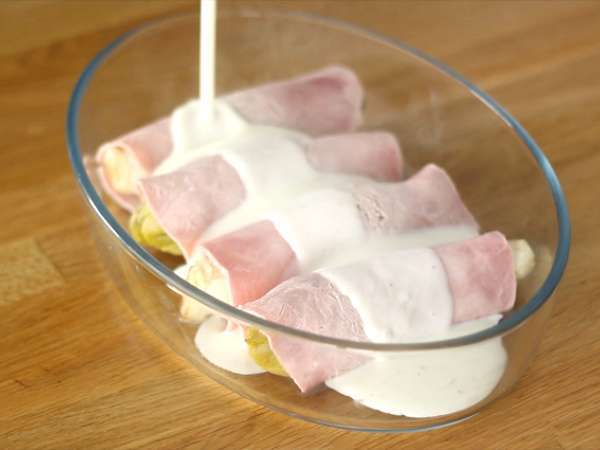 Ham endives au gratin - Persiapan langkah 6