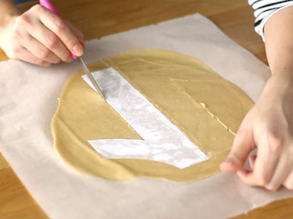 Kue nomor - Persiapan langkah 4